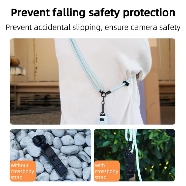 Chargez l'image dans la visionneuse de la galerie, BRDRC Sport Camera Lanyard With 1/4 inch Screw Anti-Lost Crossbody Rope Accessory - Polar Tech Australia