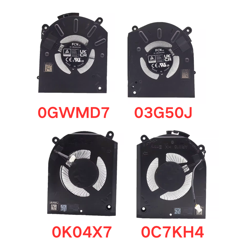 Chargez l'image dans la visionneuse de la galerie, Dell Alienware 16 / 16X ARW16 HX Series - Laptop CPU & GPU Cooling Fan Cooler