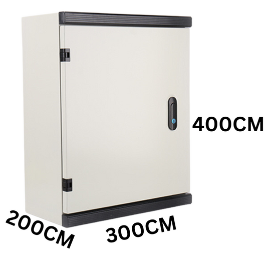 Premium Electrical Enclosure CCTV/Alarm Security Equipment Lockable Safe Metal Box Wall Mount - Polar Tech Australia