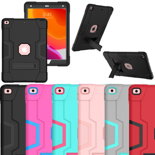 Load image into Gallery viewer, Apple iPad Mini 4/5 Defender Heavy Duty Drop Proof Rugged Protective Stand Case - Polar Tech Australia