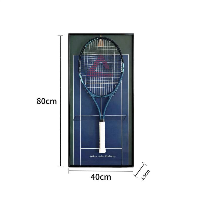 Chargez l'image dans la visionneuse de la galerie, US Open-Inspired Tennis Racket Display Frame – Collect & Showcase Your Racket - Polar Tech Australia
