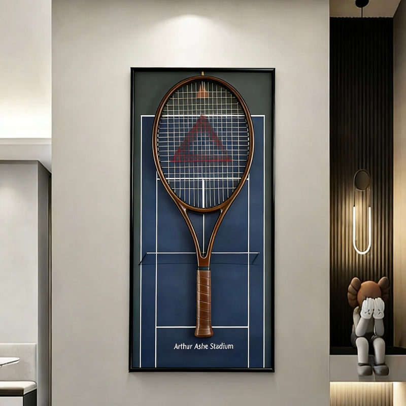 Chargez l'image dans la visionneuse de la galerie, US Open-Inspired Tennis Racket Display Frame – Collect & Showcase Your Racket - Polar Tech Australia