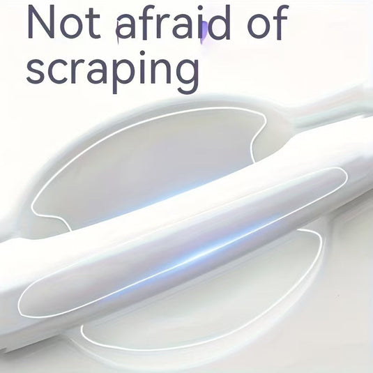 Universal TPU Transparent Door Handle Protective Film – Scratch-Resistant & Self-Adhesive (8 Pcs) - i-Station Mobile Phone & Electronic Device Repair and Accessories