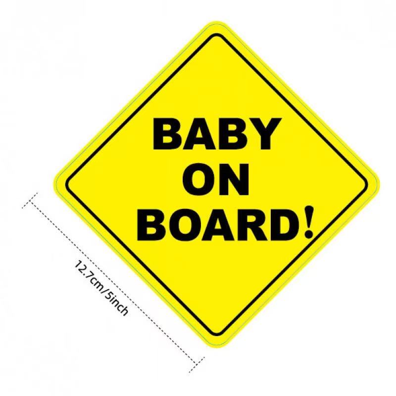 Chargez l'image dans la visionneuse de la galerie, Universal Stylish Baby On Board Car Sticker Safety Sign For Reflective & Weatherproof Safety Sticker - i-Station Mobile Phone & Electronic Device Repair and Accessories