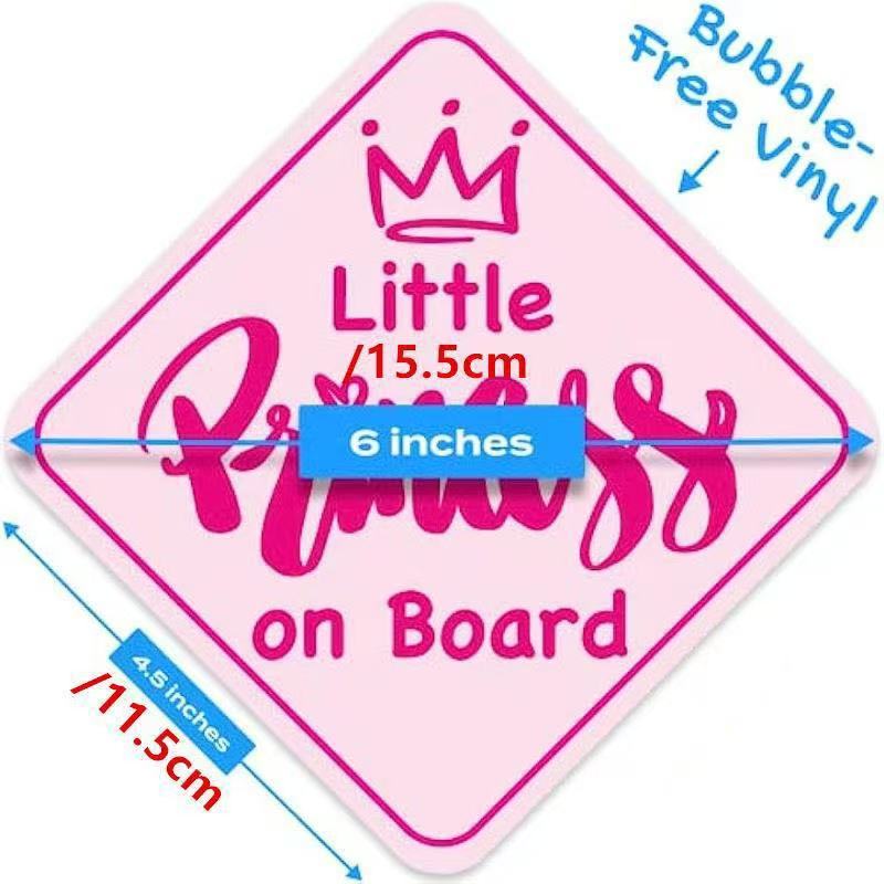 Chargez l'image dans la visionneuse de la galerie, Universal Stylish Baby On Board Car Sticker Safety Sign For Reflective & Weatherproof Safety Sticker - i-Station Mobile Phone & Electronic Device Repair and Accessories