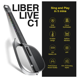 Cargue la imagen en el visor de la galería, LiberLive C1 Foldable Portable Stringless Smart Easy Guitar - Polar Tech Australia