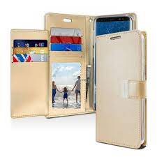 Chargez l'image dans la visionneuse de la galerie, Apple iPhone 12/Mini/Pro/Max Mercury Goospery Rich Diary Dual Wallet Premium Quality Flip Leather Case - Polar Tech Australia