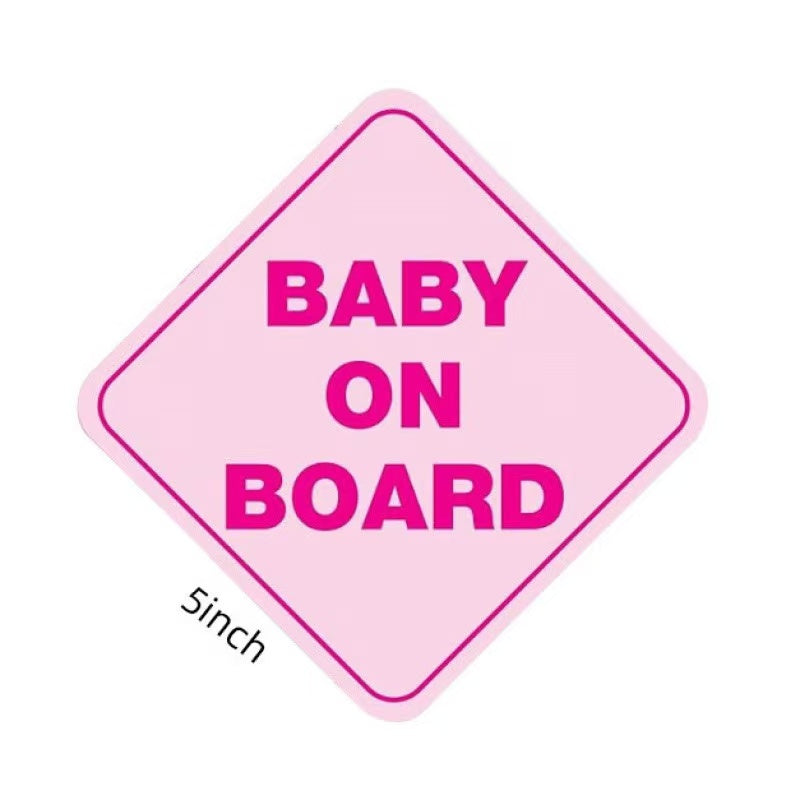 Chargez l'image dans la visionneuse de la galerie, Universal Stylish Baby On Board Car Sticker Safety Sign For Reflective & Weatherproof Safety Sticker - i-Station Mobile Phone & Electronic Device Repair and Accessories