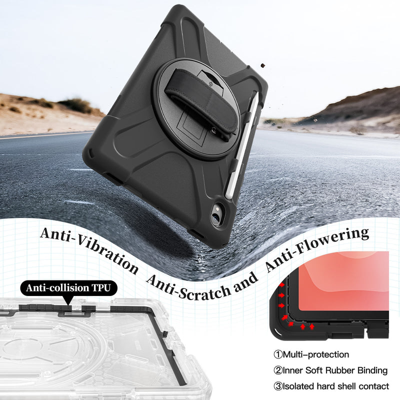Load image into Gallery viewer, Samsung Galaxy Tab S11 (2025) 11" - Heavy Duty 360 Degree Rotate Stand Hand Strap Case With Shoulder Strap - i-Station Mobile Phone & Electronic Device Repair and Accessories