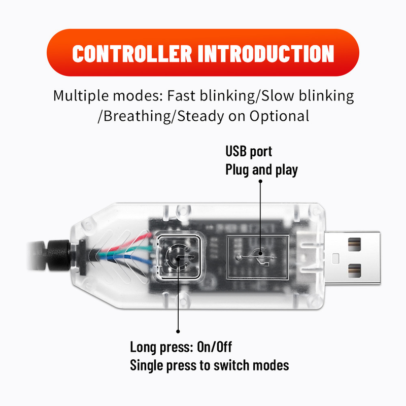Load image into Gallery viewer, LED Demon Eye USB Wireless Car Ambient Light / Cool Car Decoration Lamp - i-Station Mobile Phone & Electronic Device Repair and Accessories