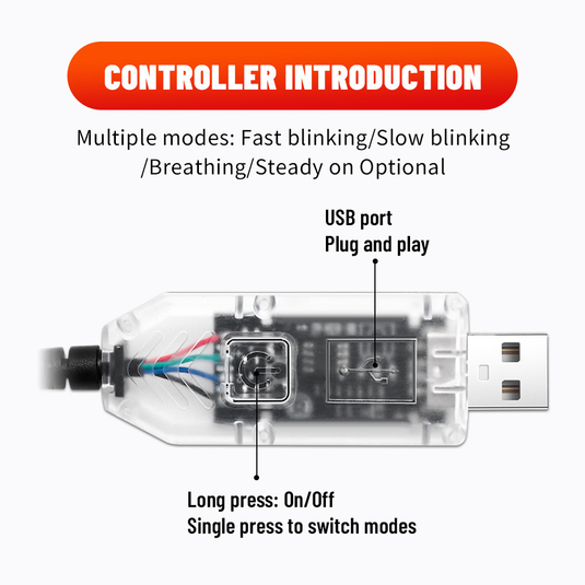 LED Demon Eye USB Wireless Car Ambient Light / Cool Car Decoration Lamp - i-Station Mobile Phone & Electronic Device Repair and Accessories