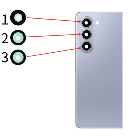 Samsung Galaxy Z Fold 5 5G (F946) Back Rear Camera Lens - Polar Tech Australia