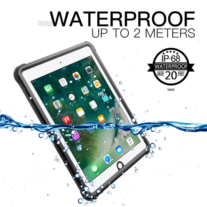 Load image into Gallery viewer, Apple iPad 5th 2017 & 6th 2018 9.7" Shellbox Waterproof Heavy Duty Lifeproof Style Case - Polar Tech Australia
