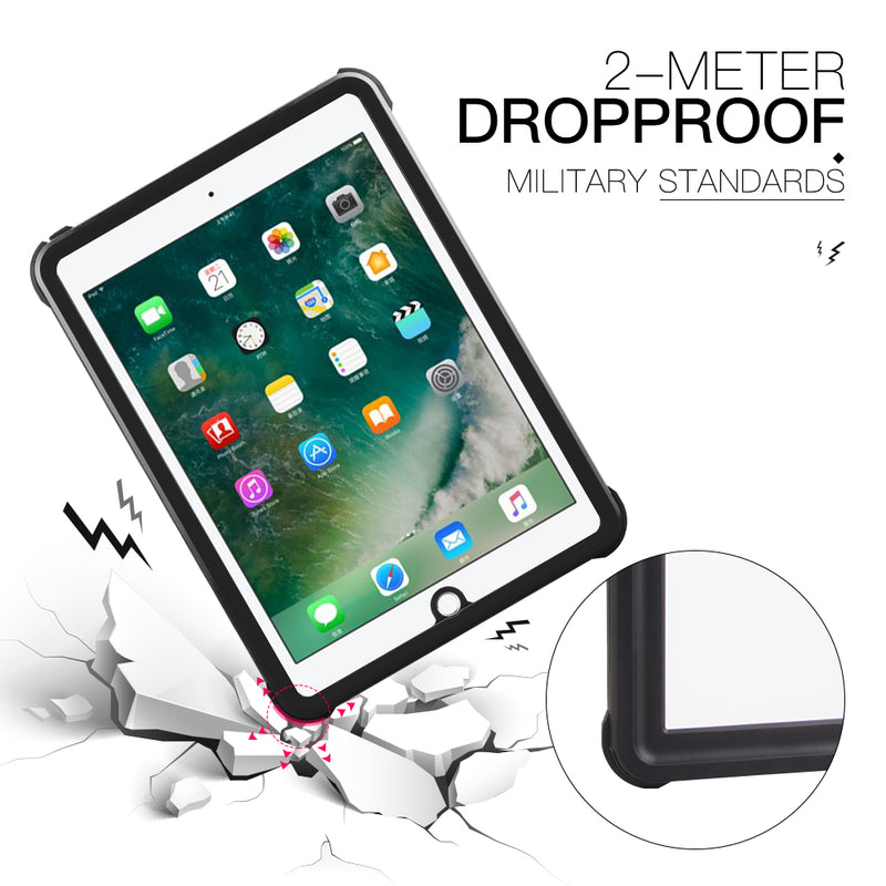 Load image into Gallery viewer, Apple iPad 5th 2017 & 6th 2018 9.7" Shellbox Waterproof Heavy Duty Lifeproof Style Case - Polar Tech Australia