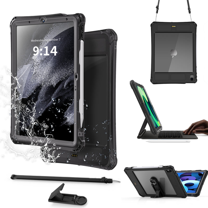 Cargue la imagen en el visor de la galería, Apple iPad Air 4/5 10.9" Shellbox Waterproof Heavy Duty Lifeproof Style Case - Polar Tech Australia