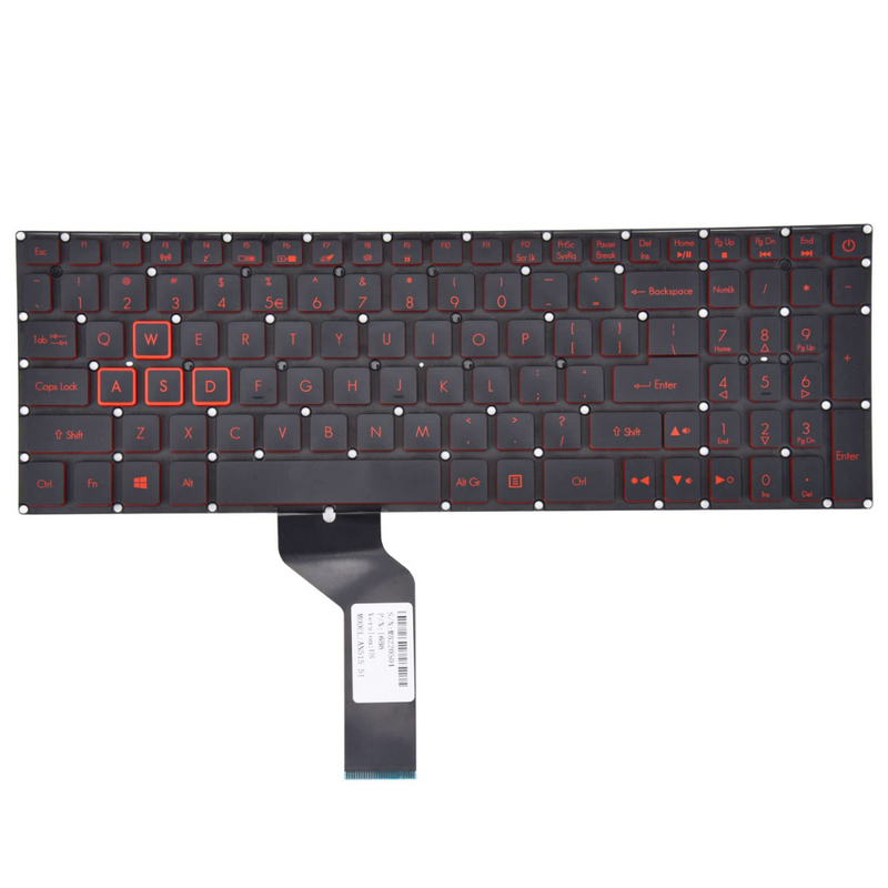 Chargez l'image dans la visionneuse de la galerie, Acer Nitro 5 AN515-42 AN515-52 N17C1 Replacement Keyboard US Layout - Polar Tech Australia