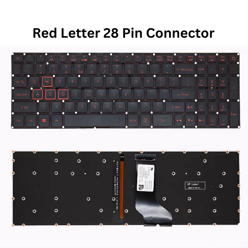 Chargez l'image dans la visionneuse de la galerie, Acer Nitro 5 AN515-42 AN515-52 N17C1 Replacement Keyboard US Layout - Polar Tech Australia