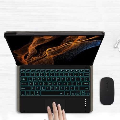 Chargez l'image dans la visionneuse de la galerie, Samsung Galaxy Tab S8 Ultra & S9 Ultra 14.6" - Smart Wireless Trackpad Keyboard Flip Case - Polar Tech Australia