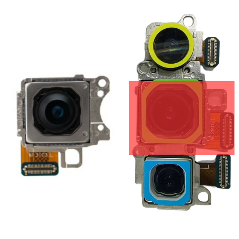Chargez l'image dans la visionneuse de la galerie, Samsung Galaxy S23 (SM-S911) & S23 Plus (SM-S916) Rear Main Camera Module Flex Set - Polar Tech Australia