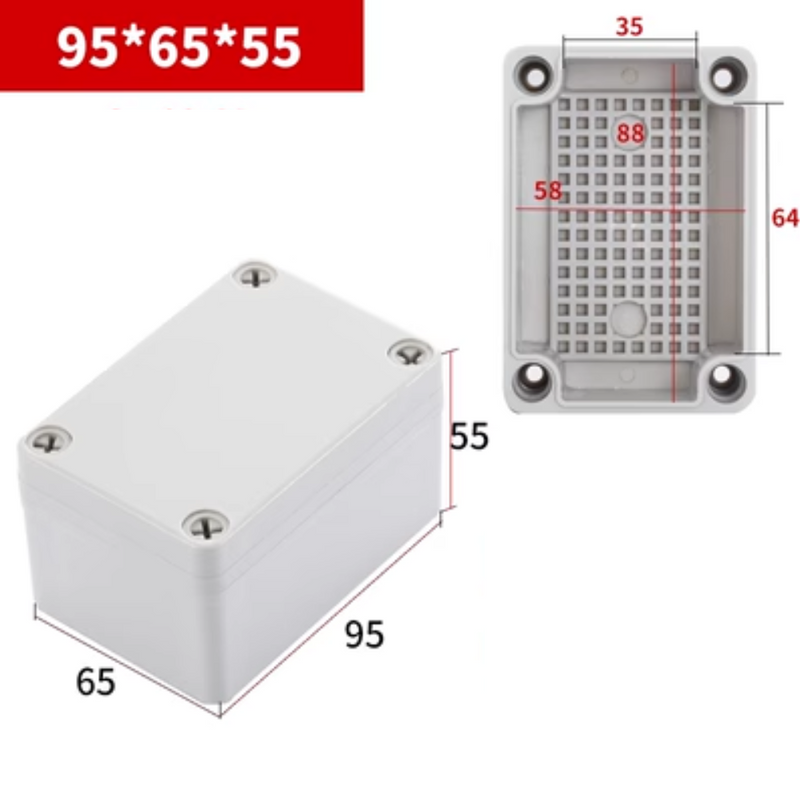 Load image into Gallery viewer, IP67 Waterproof indoor & outdoor Various Size ABS Plastic DIY Junction Box Enclosure Box - Polar Tech Australia