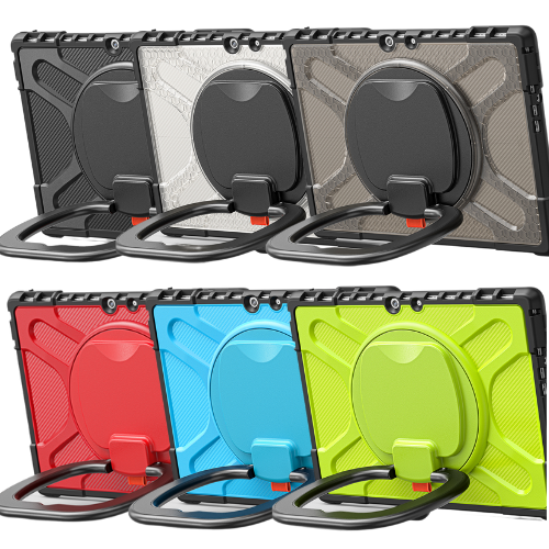 Chargez l'image dans la visionneuse de la galerie, Microsoft Surface Pro 8 (1983) - 360 Degree Rotate Shockproof Heavy Duty Tough Stand Case Cover With Pen Holder - Polar Tech Australia