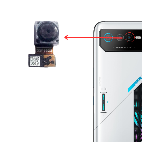 Cargue la imagen en el visor de la galería, Asus Rog Phone 6 / 6 Pro / 6D - Back Rear Main Camera Module Flex - Polar Tech Australia