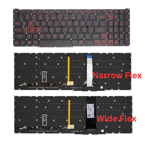 Load image into Gallery viewer, Acer Nitro 5 AN515-56-58H8 N20C1 Replacement Keyboard US Layout - Polar Tech Australia