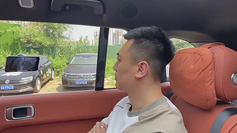 Load and play video in Gallery viewer, Boneruy X92 Flexible Double Suction Smartphone Stand Automatic Suction Vacuum Simply Place Car Electric Suction Phone Mount