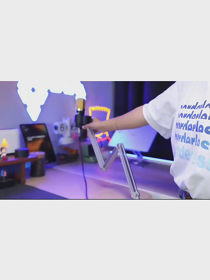 Load and play video in Gallery viewer, Thetree Microphone Boom Arm Stand