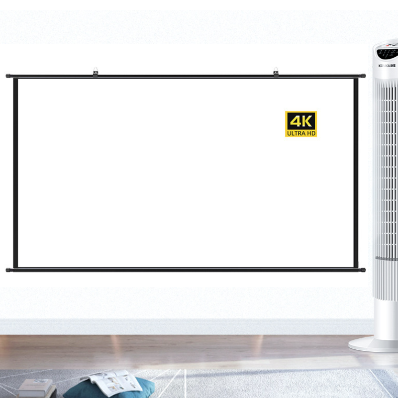 Cargue la imagen en el visor de la galería, Portable Foldable Projector Hanging Wall Screen 16:9 Support 4K FHD 3D For Indoor Office Presentation Home Theater - Polar Tech Australia