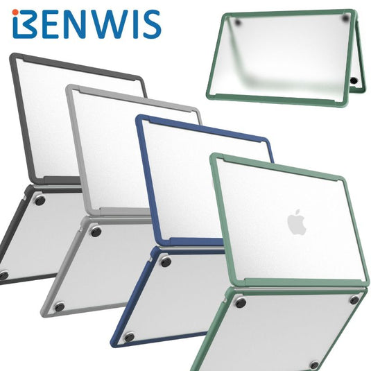 Benwis Apple MacBook Air 13.3" A1932,A2179,A2337 Shock-absorbing Shield Shockproof Heavy Duty Tough Case Cover - Polar Tech Australia