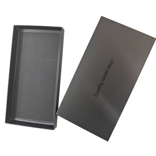 Black Heavy Duty Telescoping Packing Packaging Box With Letter "Quality Never Stop" - Polar Tech Australia