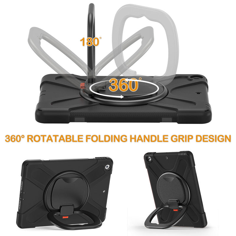 Chargez l'image dans la visionneuse de la galerie, Microsoft Surface Pro 4/5/6/7/7 Plus - 360 Degree Rotate Shockproof Heavy Duty Tough Stand Case Cover With Strap & Pen Holder - Polar Tech Australia