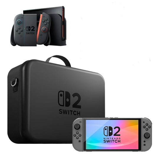 Nintendo Switch 2  - Hard Shell Heavy Duty Waterproof All-in-one Multifunction Durable Carry Box Travel Storage Suitcase - Polar Tech Australia