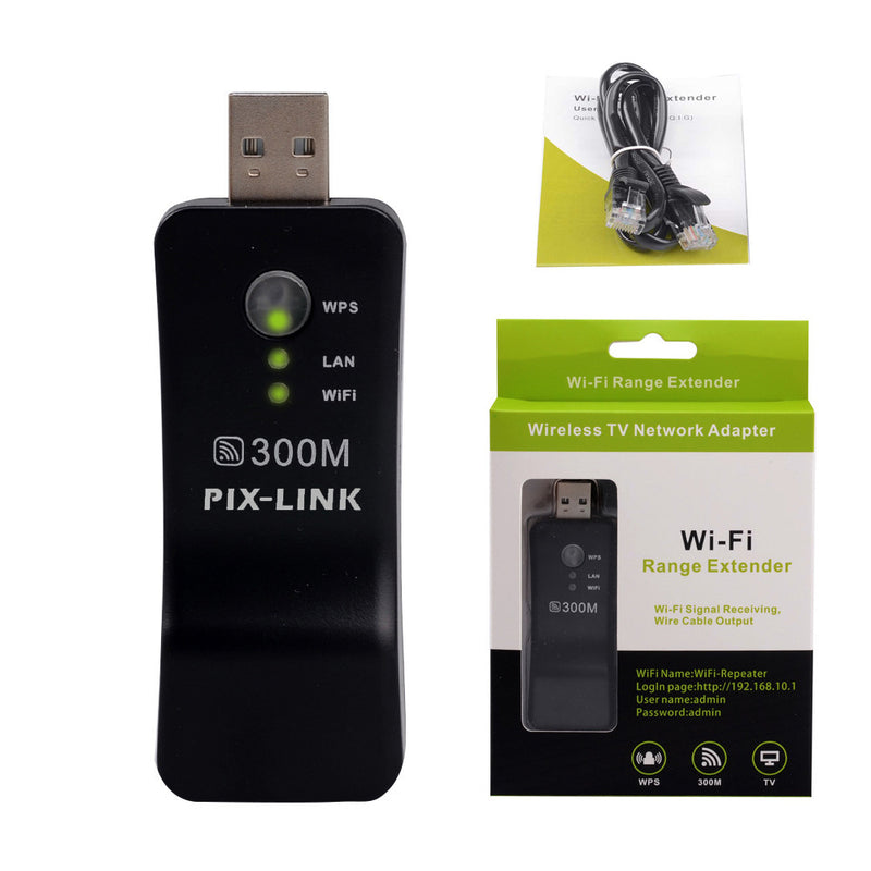 Load image into Gallery viewer, Pix-Link USB Powered Mini WIFI Signal Amplifier Wifi Repeater Range Extender 300mbps Multifunction - Polar Tech Australia