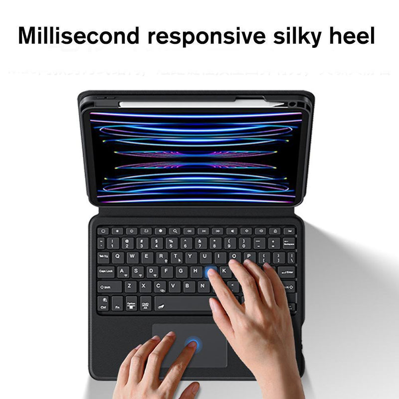Chargez l'image dans la visionneuse de la galerie, Apple iPad Pro 11" & Air 4/5 10.9" & Air 6 11" - Magic 360 Rotation Detachable Smart Wireless Trackpad Keyboard Flip Case - Polar Tech Australia