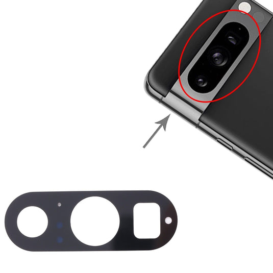 Google Pixel 8 Pro (GC3VE) - Back Rear Camera Replacement Glass Lens With Adhesive - Polar Tech Australia