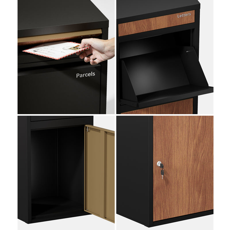 Cargue la imagen en el visor de la galería, Heavy Duty Anti-Theft Household Parcel & Letter Lockable Delivery Mail Box