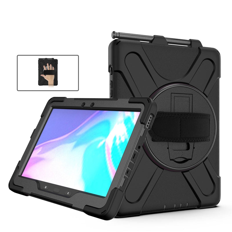 Load image into Gallery viewer, Samsung Galaxy Tab Active Pro 10.1" 2019 (T540/T545) Heavy Duty 360 Degree Rotate Stand Hand Strap Case - Polar Tech Australia