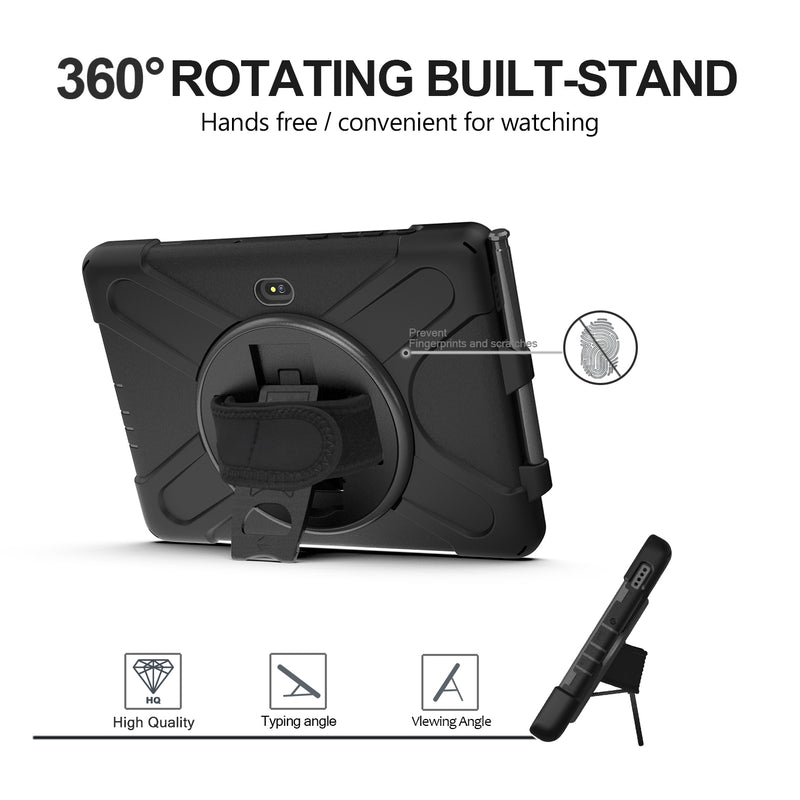 Load image into Gallery viewer, Samsung Galaxy Tab Active Pro 10.1" 2019 (T540/T545) Heavy Duty 360 Degree Rotate Stand Hand Strap Case - Polar Tech Australia