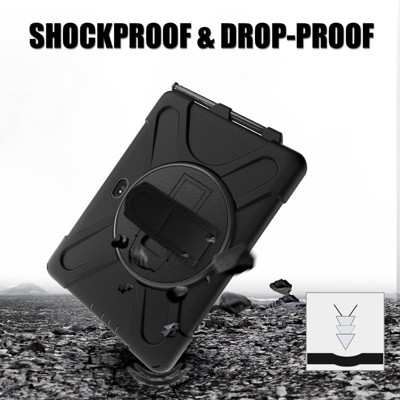Load image into Gallery viewer, Samsung Galaxy Tab Active Pro 10.1" 2019 (T540/T545) Heavy Duty 360 Degree Rotate Stand Hand Strap Case - Polar Tech Australia