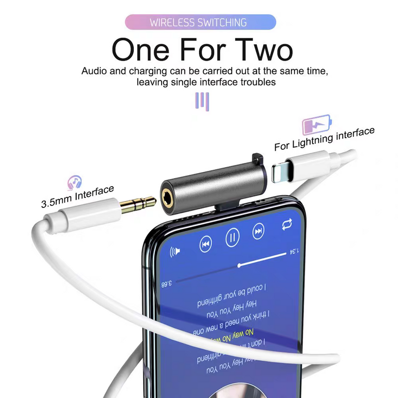 Chargez l'image dans la visionneuse de la galerie, Lightning to Digital 3.5mm Audio Converter & Charging Lightning Splitter - Polar Tech Australia