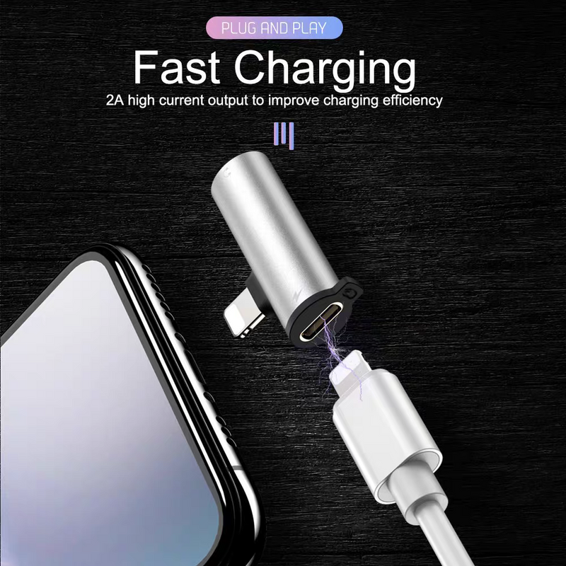 Chargez l'image dans la visionneuse de la galerie, Lightning to Digital 3.5mm Audio Converter & Charging Lightning Splitter - Polar Tech Australia