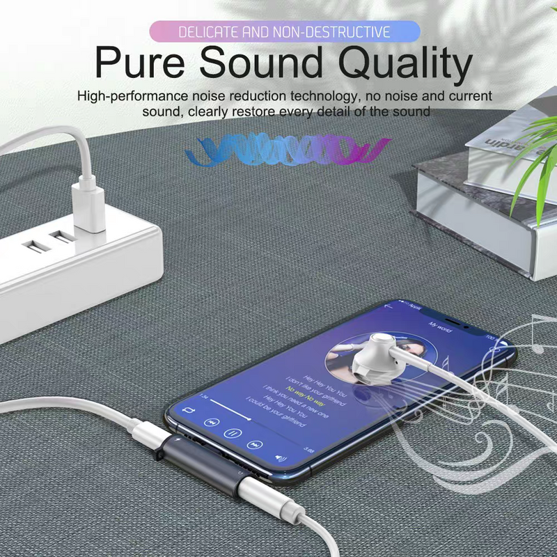 Chargez l'image dans la visionneuse de la galerie, Lightning to Digital 3.5mm Audio Converter & Charging Lightning Splitter - Polar Tech Australia