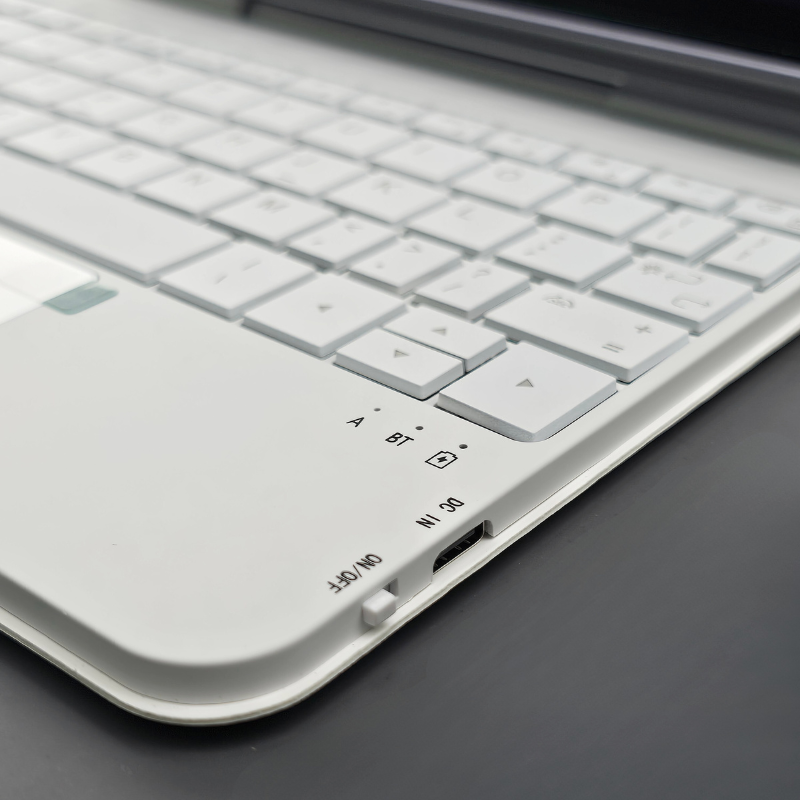 Load image into Gallery viewer, KIBO Apple iPad Mini 8.3'' 6/7th Gen (2021/2024) - Easy-Set Floating Cantilever Stand Precision Multi-Touch Trackpad Smart Wireless Keyboard Case With Backlit Keys