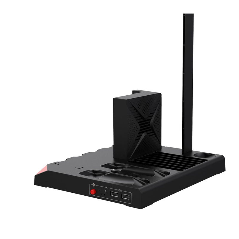 Chargez l'image dans la visionneuse de la galerie, Nintendo Switch Joy-Con 9 in 1 Multi-function Vertical Game Controller Charging Station Dock  with Headset/Game Card Stand - Polar Tech Australia