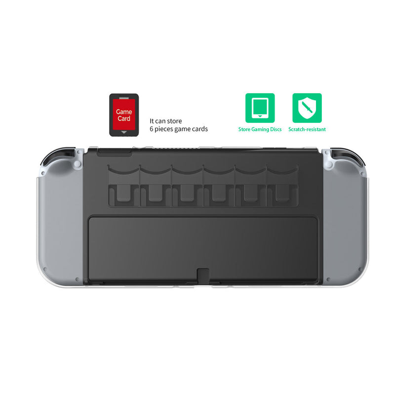 Chargez l'image dans la visionneuse de la galerie, Switch OLED Integrated Protective Shell with 6 Game Card Slots Full Protection Cover - Polar Tech Australia