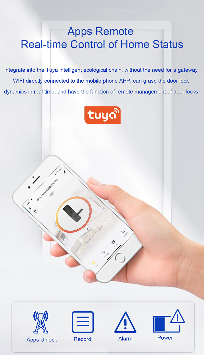 Load image into Gallery viewer, [TUYA Smart Home] Tuya Wireless Fingerprint Smart Door Lock - Polar Tech Australia
