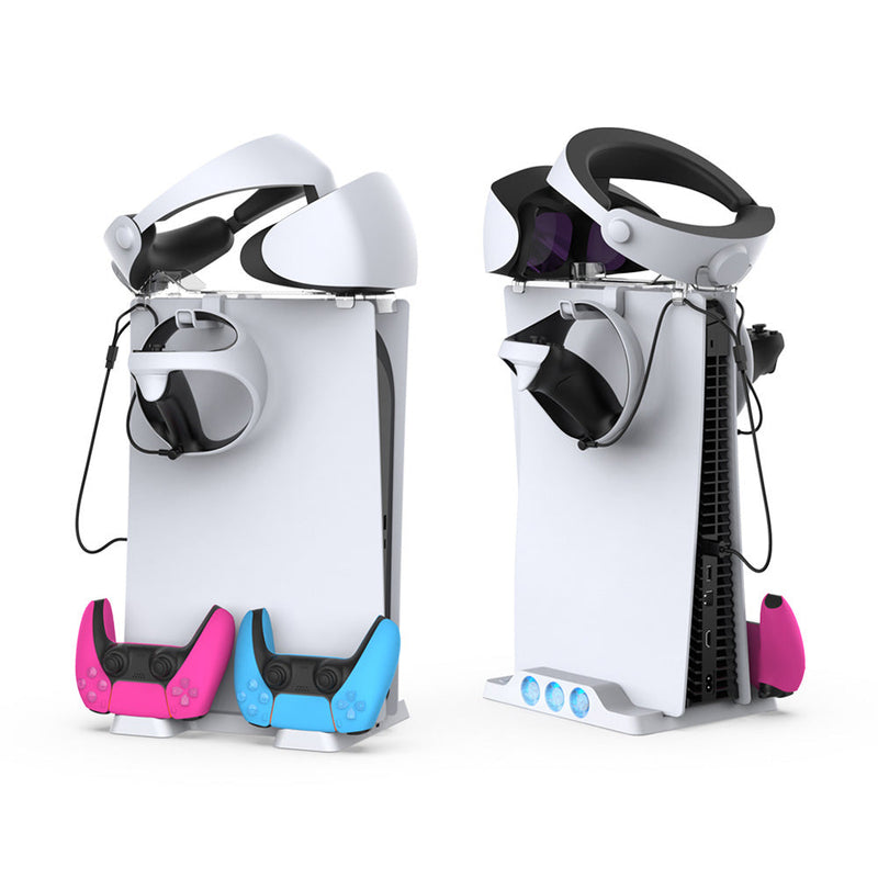 Load image into Gallery viewer, Sony PlayStation PS5 / VR2 VR Handle Bracket Headphone Hanger with 2-in-1 Type-C Charging Cable - Polar Tech Australia