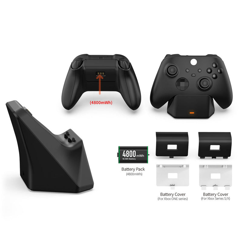 Chargez l'image dans la visionneuse de la galerie, XBox One & Xbox Series S & Series X Wireless Controller Fast Charger Wireless Charging Dock Station With Extra 1200mAh Battery - Polar Tech Australia